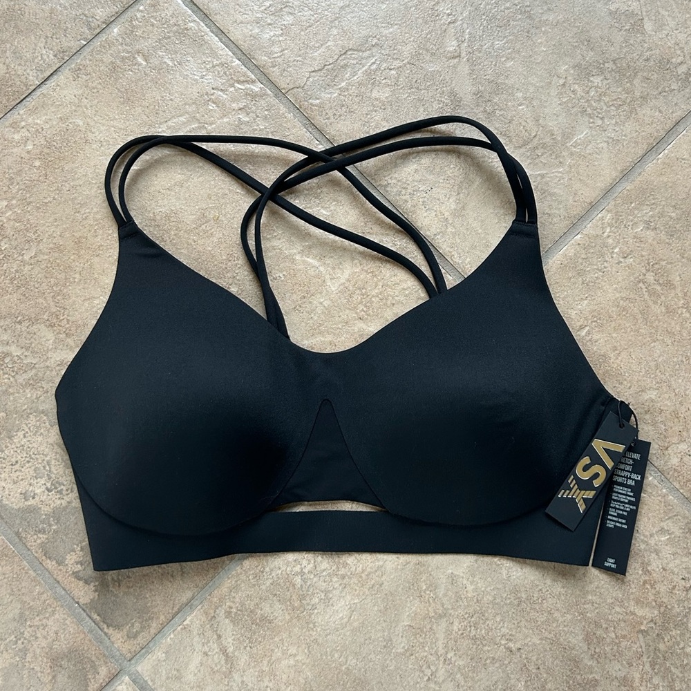 NWT Victoria's Secret VSX Black Women's Bra
